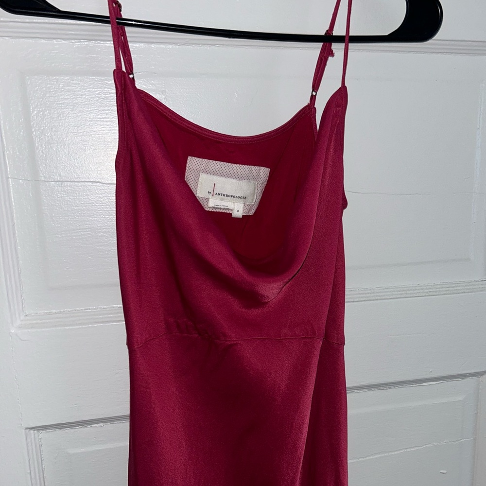 NWOT ANTHROPOLOGIE PINK SLIP DRESS